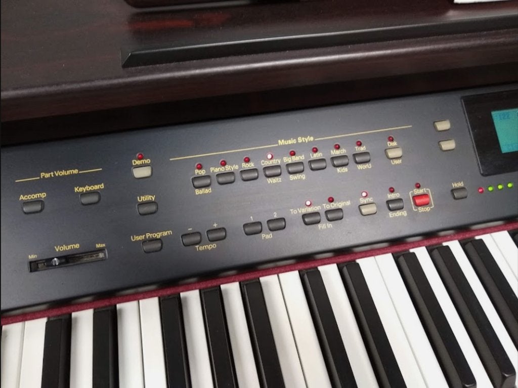 Roland KR-177 Digitale Piano, Ophalen, Gebruikt, Bruin, Digitaal