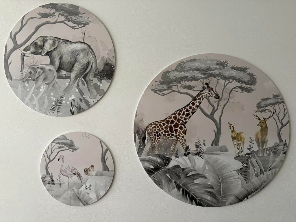 3 muurcirkels forex, Ophalen, Wanddecoratie