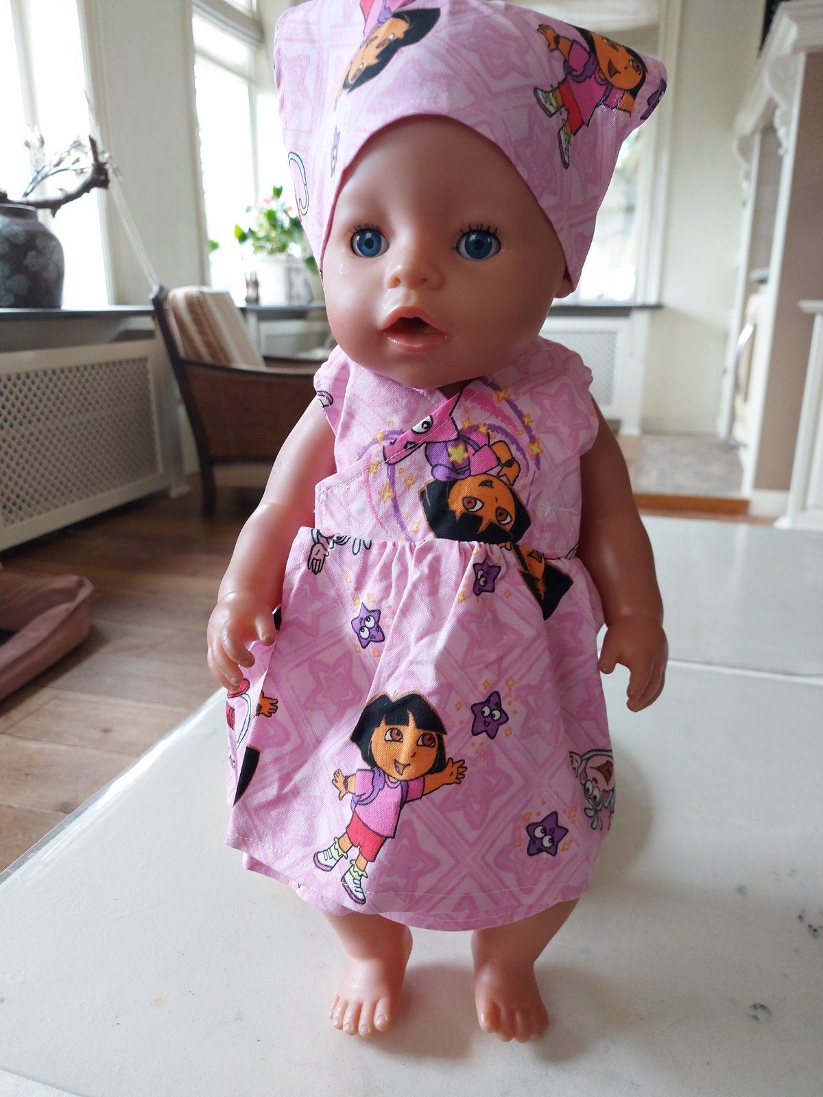 Mooie dora boots set baby born pop, Ophalen of Verzenden, Nieuw, Babypop