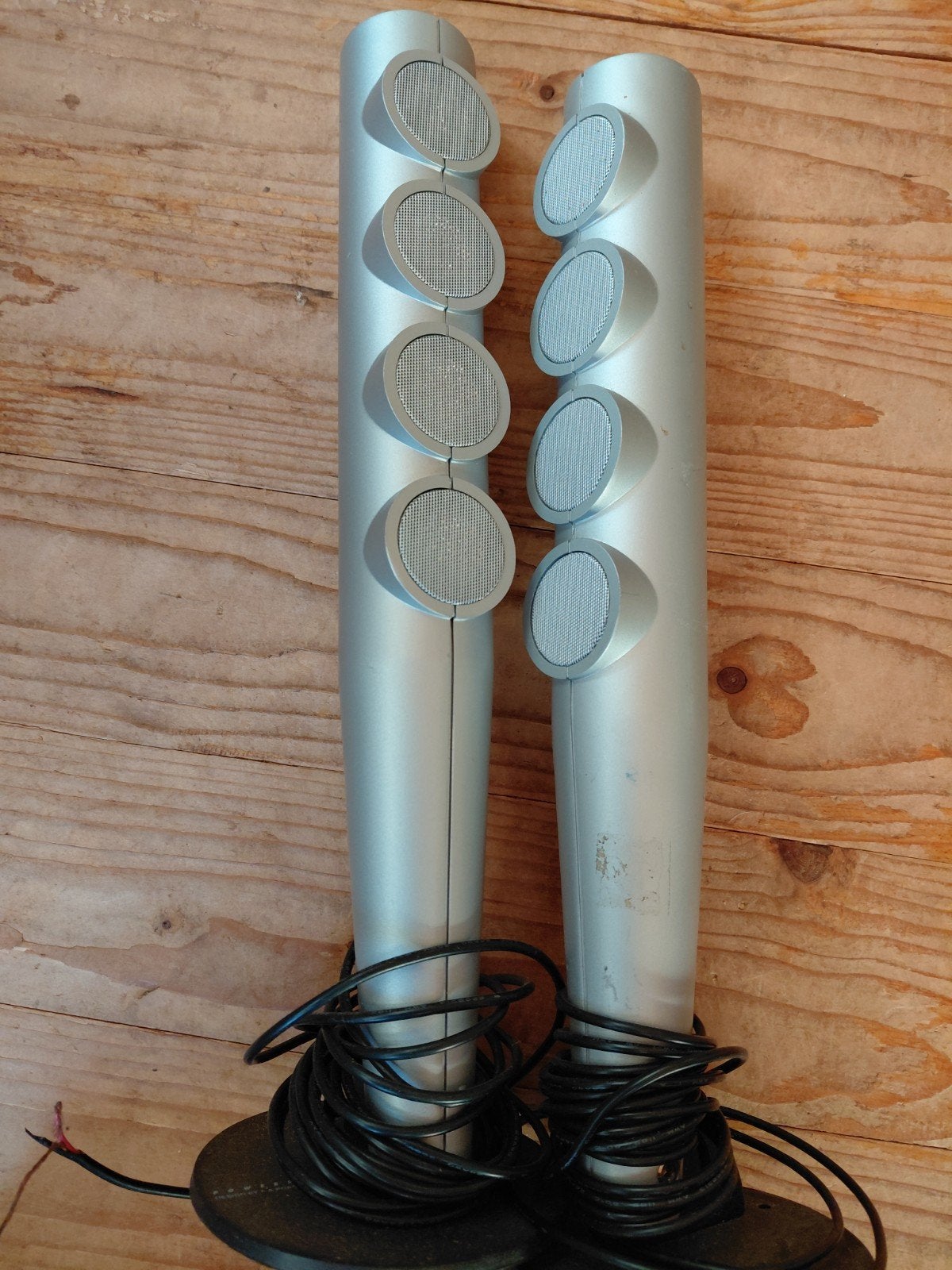 2 powerfixx speakers  design by f a. Porsche, Ophalen of Verzenden