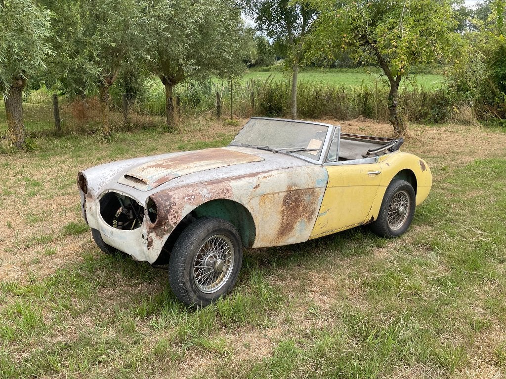 austin healey 3000 bj8 rollend chassis bouwjaar 1965, Ophalen of Verzenden, Austin, Motorkap