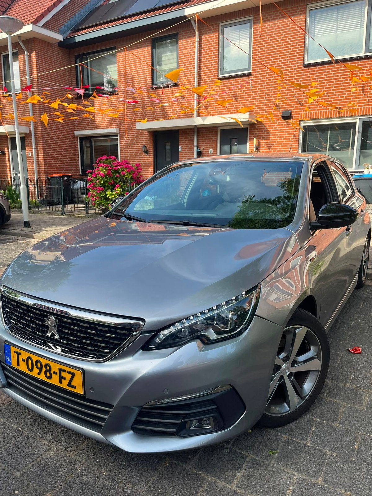 Peugeot 308 1.5 Bluehdi 130pk S&S 2018 Blauw, Auto's, Peugeot, Voorwielaandrijving, 4 cilinders, Blauw, Leder en Stof