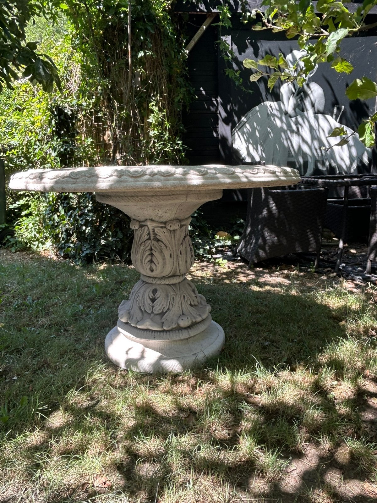 Betonnen tuintafel, Tuin en Terras, Tuintafels, Ophalen, Gebruikt, Rechthoekig, Overige materialen