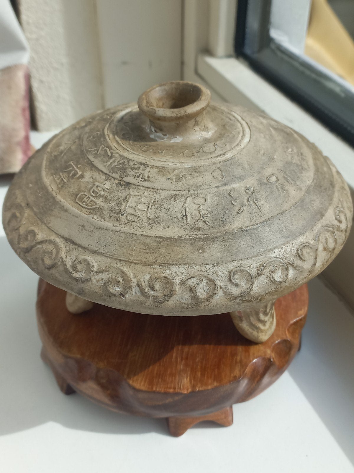 Chinees chinese, Ritueel object, Steen/keramiek, Handgemaakt, Ophalen of Verzenden