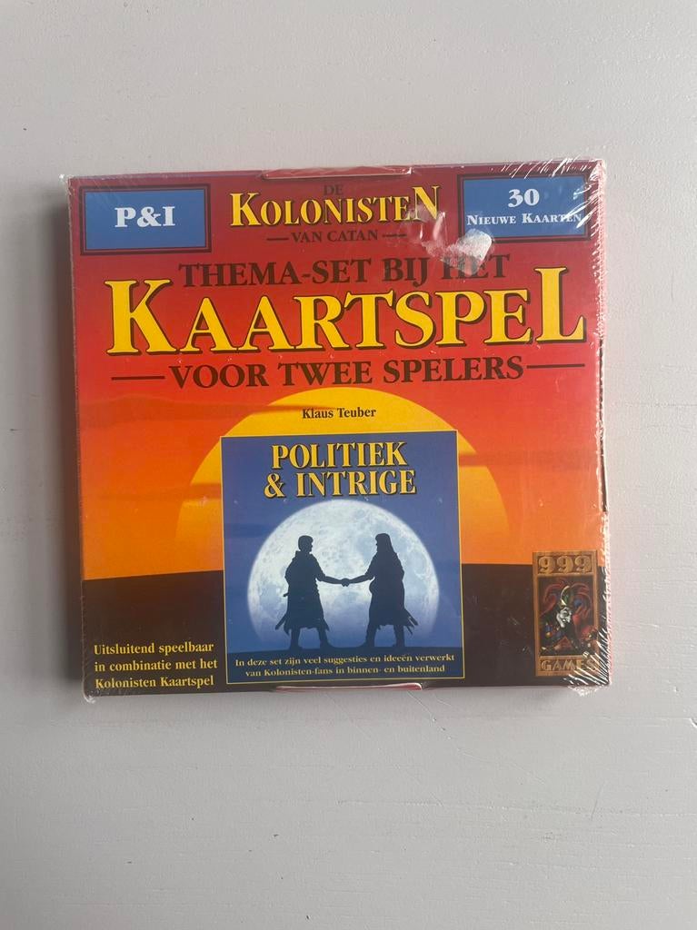 Kolonisten het Kaartspel: Politiek & Intrige (in plastic), Hobby en Vrije tijd, Gezelschapsspellen | Kaartspellen, Een of twee spelers