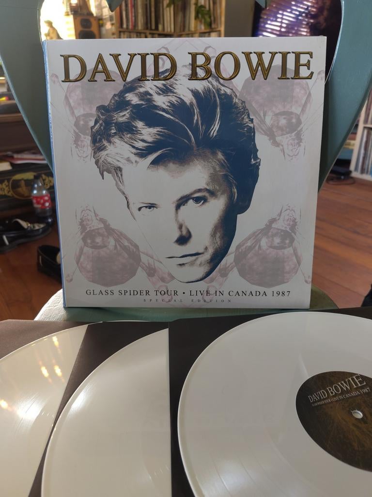 David Bowie - Glass Spider Tour Live in Canada 1987, Cd's en Dvd's, Vinyl | Pop, Zo goed als nieuw, Boxset, Colored vinyl, Dubbel-LP