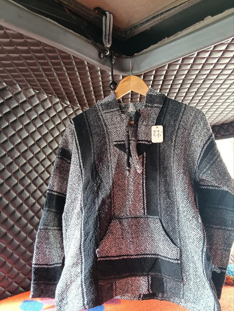Vintage Baja hoodie maat XS - klein naadje los, Ophalen of Verzenden, Lange mouw, Maat 34 (XS) of kleiner, Grijs