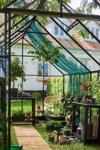 NIEUW Tuinkas Qube 812, zwart gecoat, Ophalen of Verzenden, Nieuw