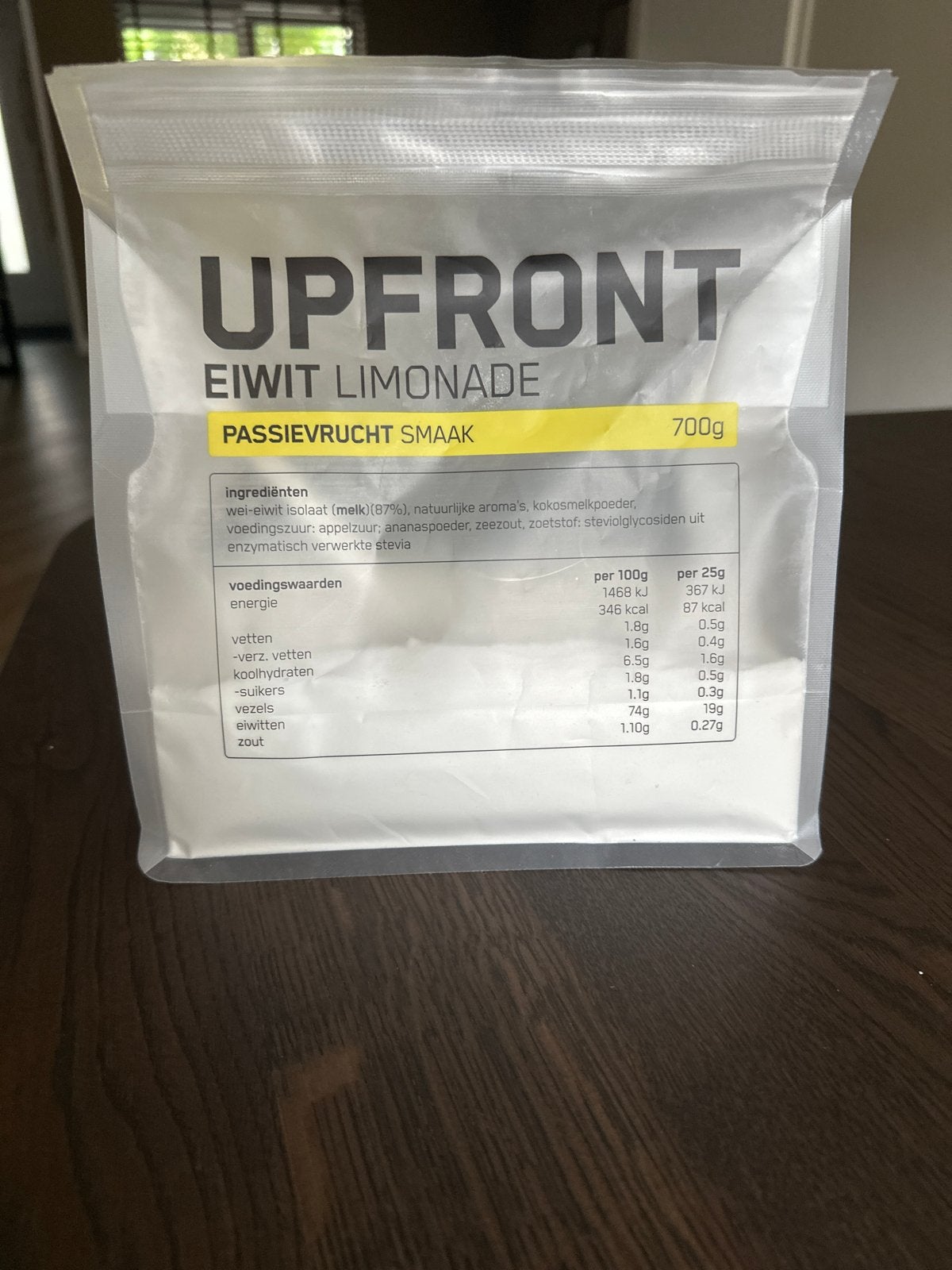 Upfront Eiwit Limonade Passievrucht Smaak 700g, Ophalen of Verzenden, Nieuw, Poeder of Drank