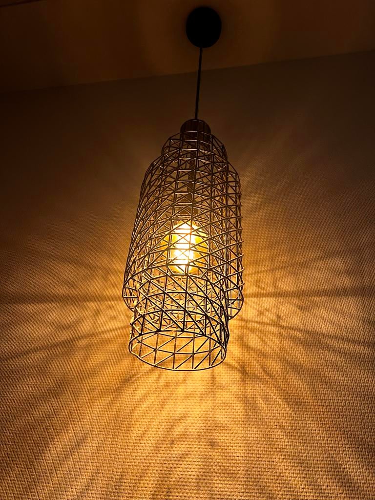 Diverse plafondlampen en hanglampen, Ophalen, Gebruikt, Metaal, 50 tot 75 cm