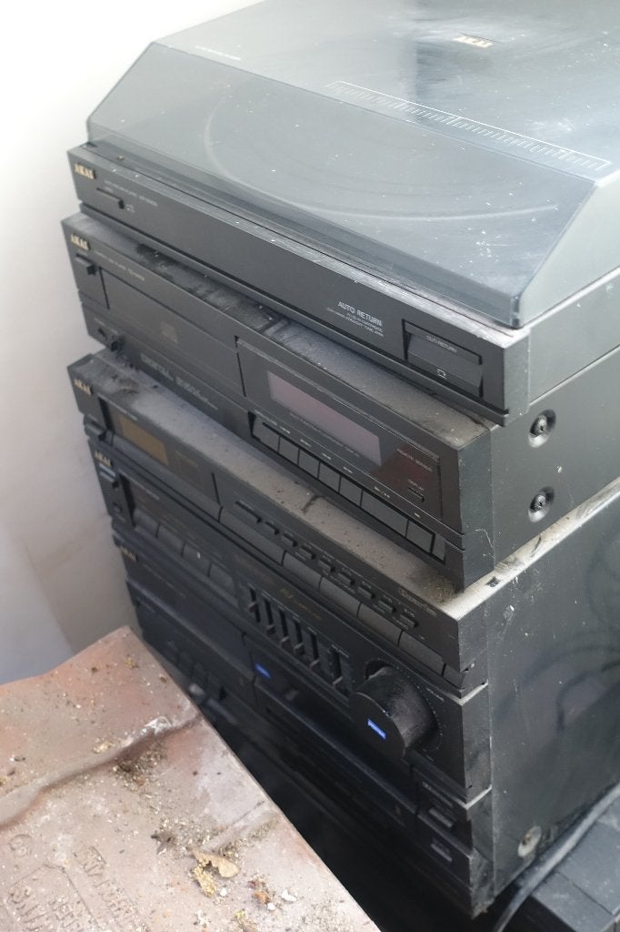 gratis af te halen platenspeler met naald Akai, Audio, Tv en Foto, Platenspelers, Ophalen, Gebruikt, Automatisch, Platenspeler