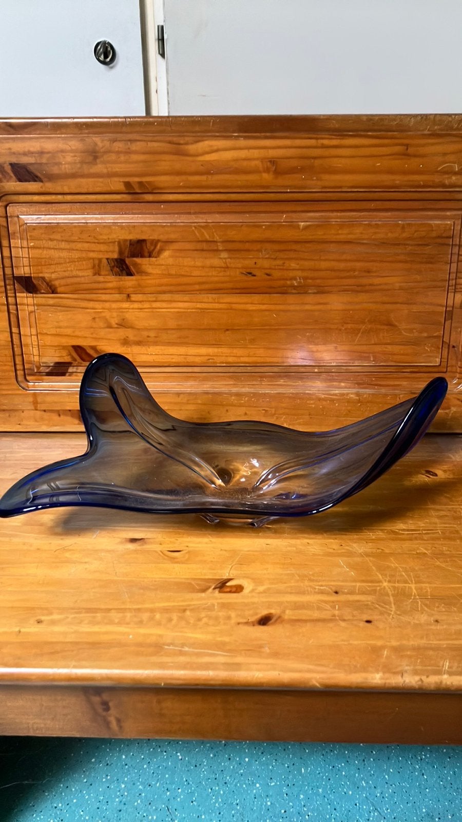 Murano schaal, Huis en Inrichting, Woonaccessoires | Schalen en Manden, Ophalen, Zo goed als nieuw, Rond, Glas