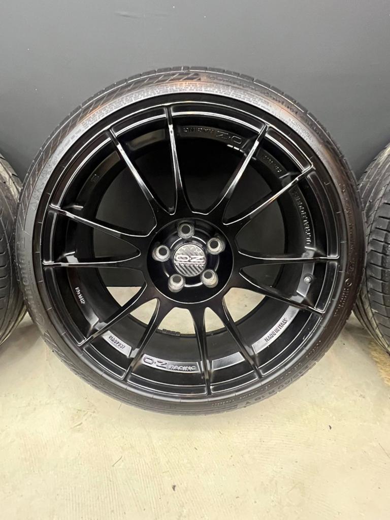 OZ Racing Ultraleggera velgen met Continental banden, Auto-onderdelen, Banden en Velgen, Ophalen, 18 inch, Banden en Velgen, Personenwagen