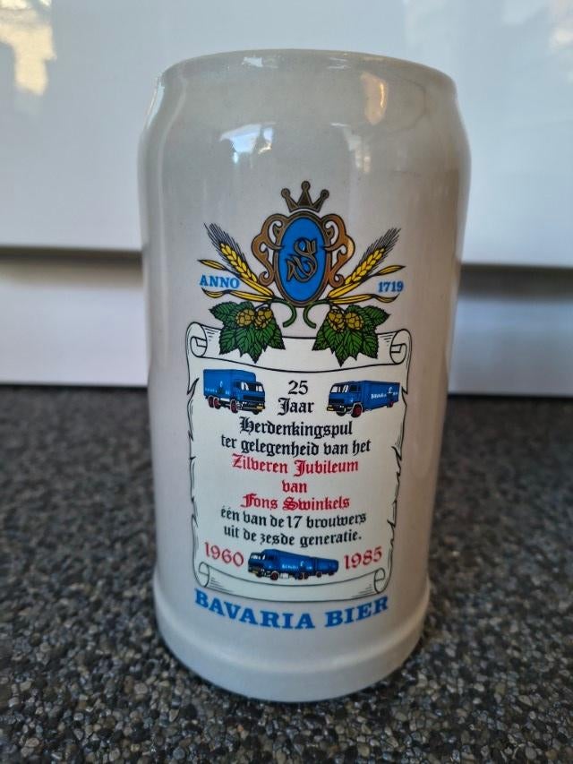 * Bavaria stenen pul 25 jubileum 1960 – 1985 Fons *, Ophalen of Verzenden, Zo goed als nieuw, Pul(len), Bavaria