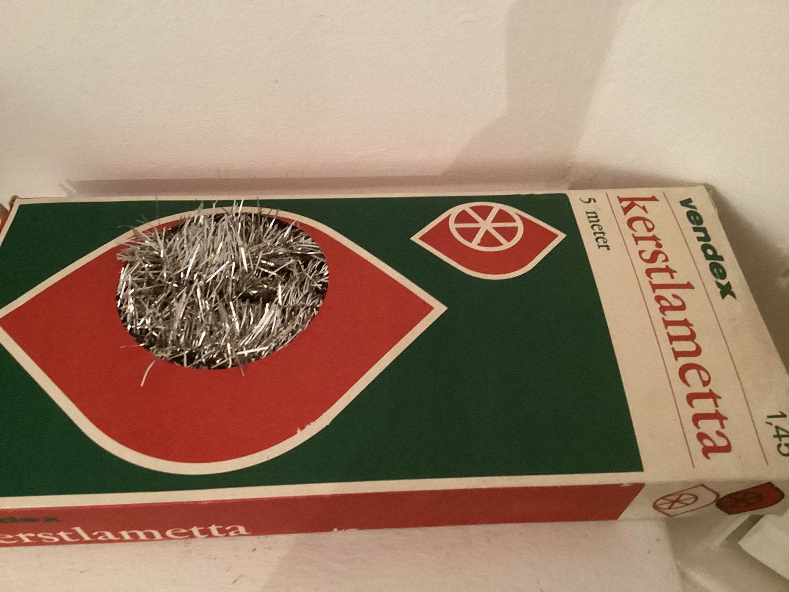 Kerstlametta vintage, Ophalen of Verzenden, Zo goed als nieuw