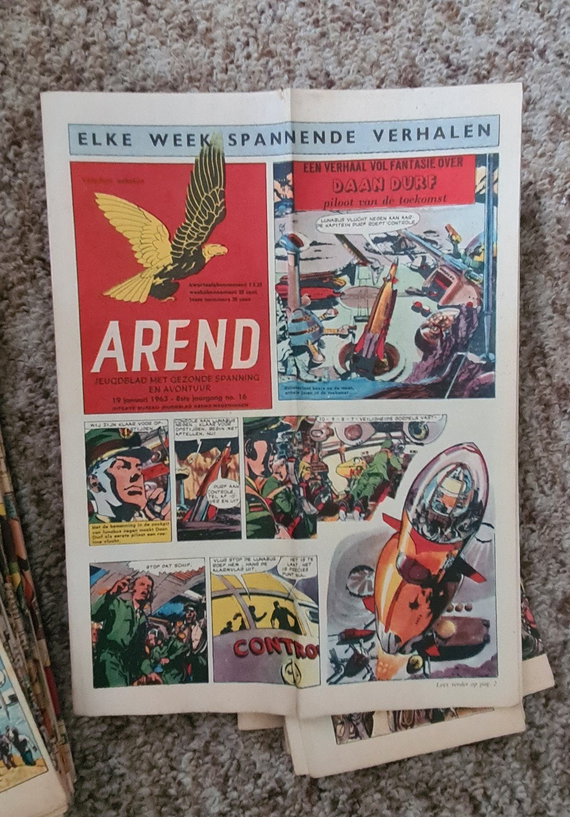 Arend Jeugdblad - ca. 200 stuks uit 1960-1963, Meerdere stripboeken, Ophalen of Verzenden, Gelezen