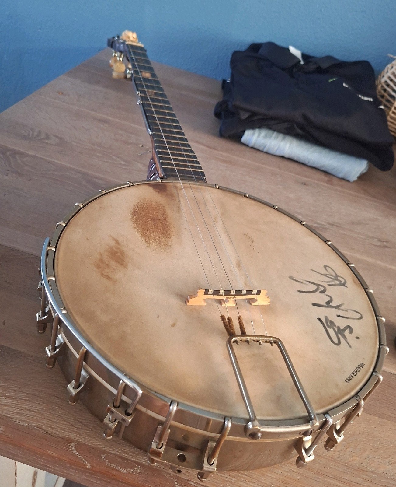 Vintage banjo handmade, Muziek en Instrumenten, Ophalen of Verzenden