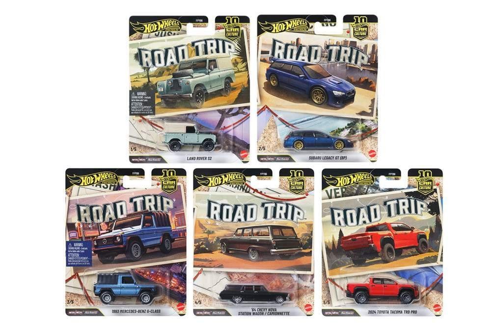 Hot Wheels Road Trippin set, Www.rubensmodelautos.nl, Auto, Nieuw, Ophalen of Verzenden