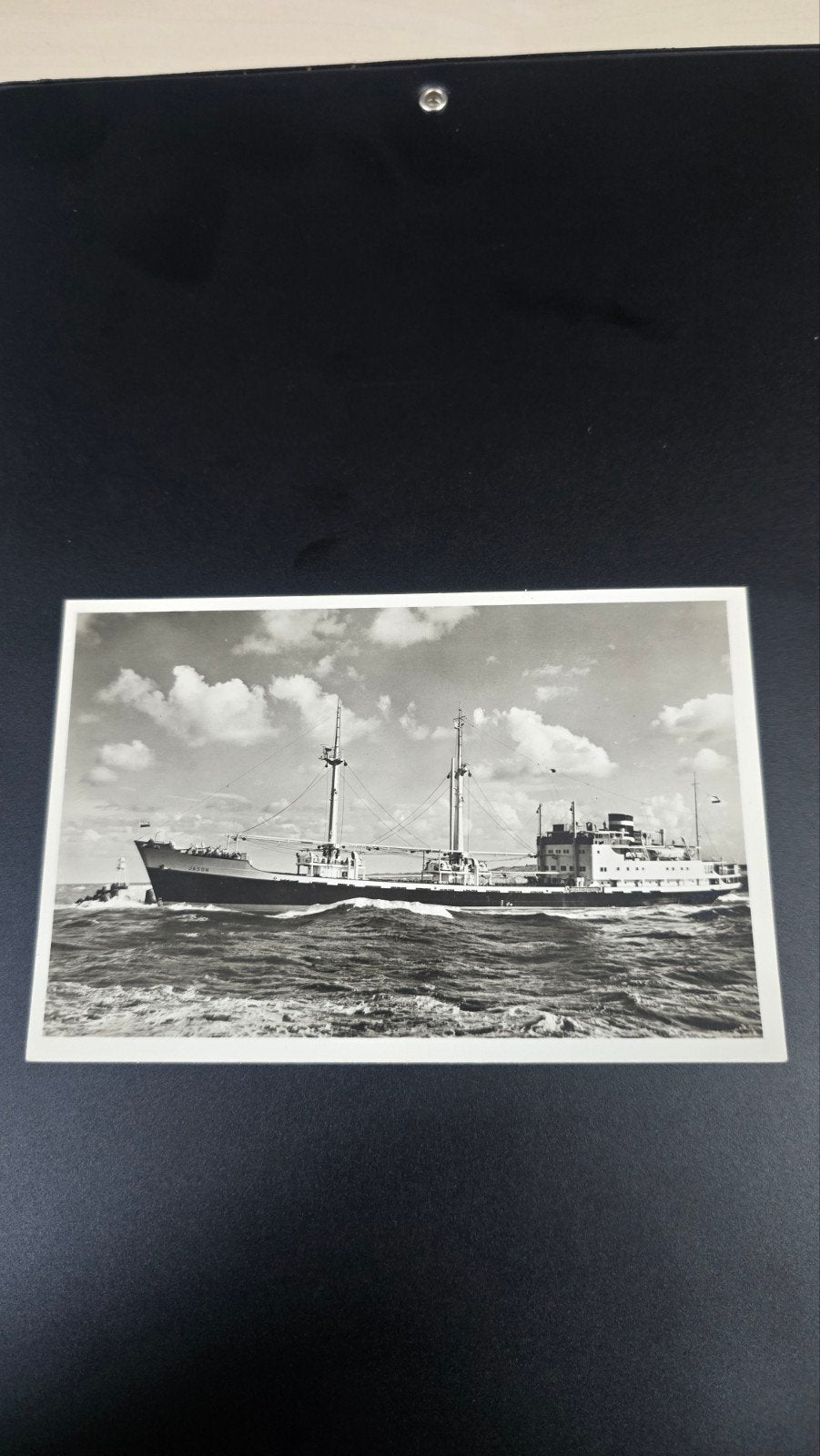 Ansichtkaart MS Hilligersberg KNSM Amsterdam, Verzamelen, Scheepvaart, Ophalen of Verzenden