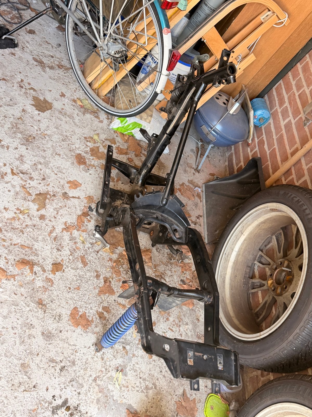 Gilera Runner frame met Duitse papieren, Ophalen of Verzenden, Gebruikt, Frame, Overige merken