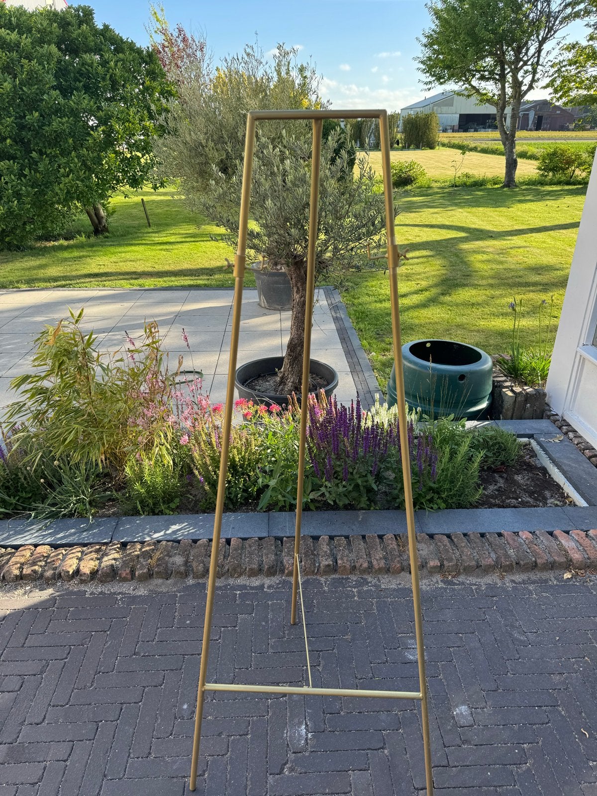 Gouden schildersezel / display standaard, Ophalen, Nieuw