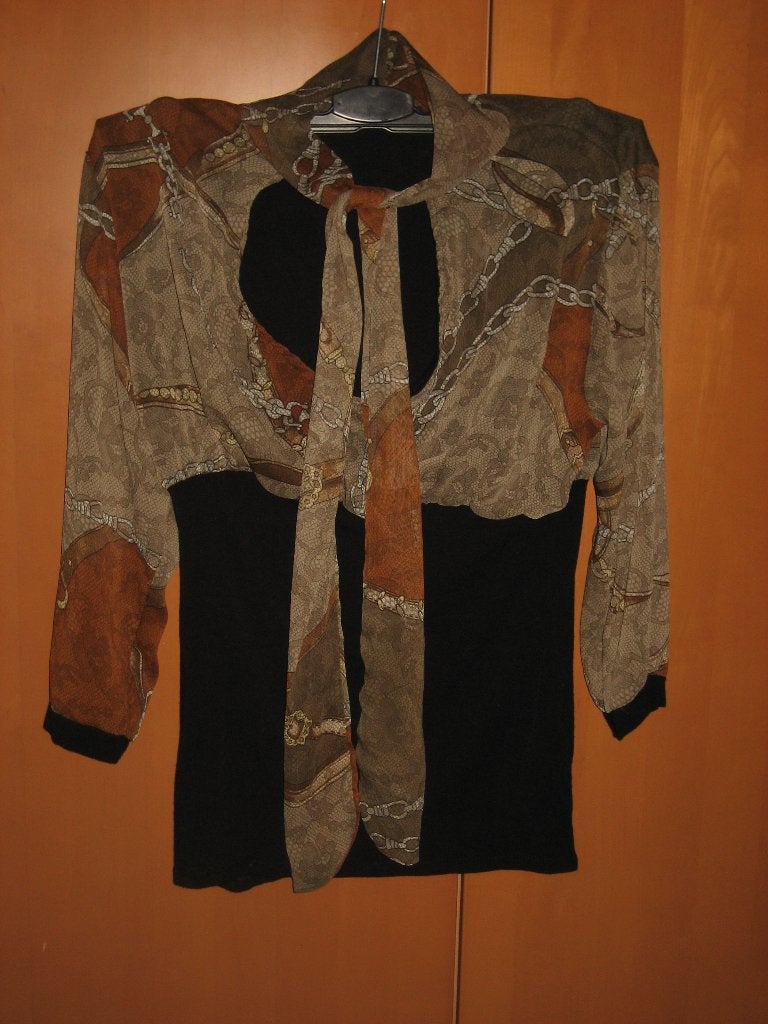 Zeer apart blouse-shirt AMELIE & AMELIE, XL snazzeys, Kleding | Dames, Maat 42/44 (L), Nieuw, Amélie & Améli, Meerkleurig