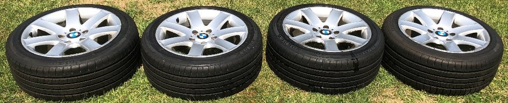 4 BMW WIELEN VOOR O.A. BMW 320i (E36) - ORIGINELE BMW-WIELEN, Auto-onderdelen, Ophalen of Verzenden, BMW