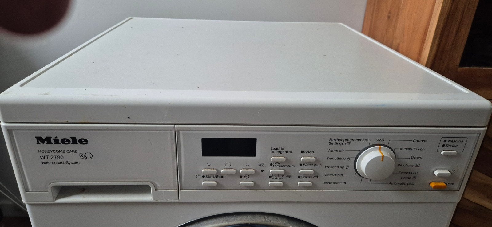 Miele WT2780 Was-/droogcombinatie, Witgoed en Apparatuur, Wasmachines, Ophalen, Gebruikt, 4 tot 6 kg, 1600 toeren of meer