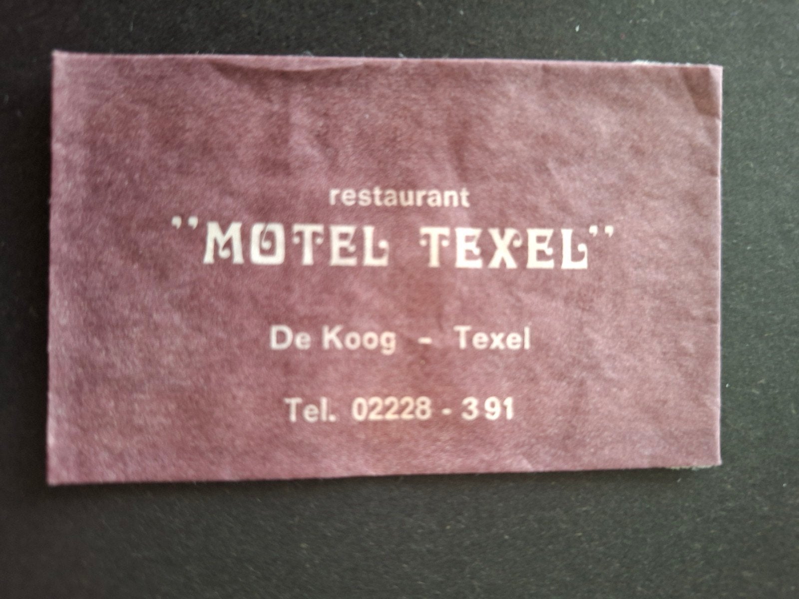De Koog-Texel, restaurant "Motel Texel", Verzenden, Nederland