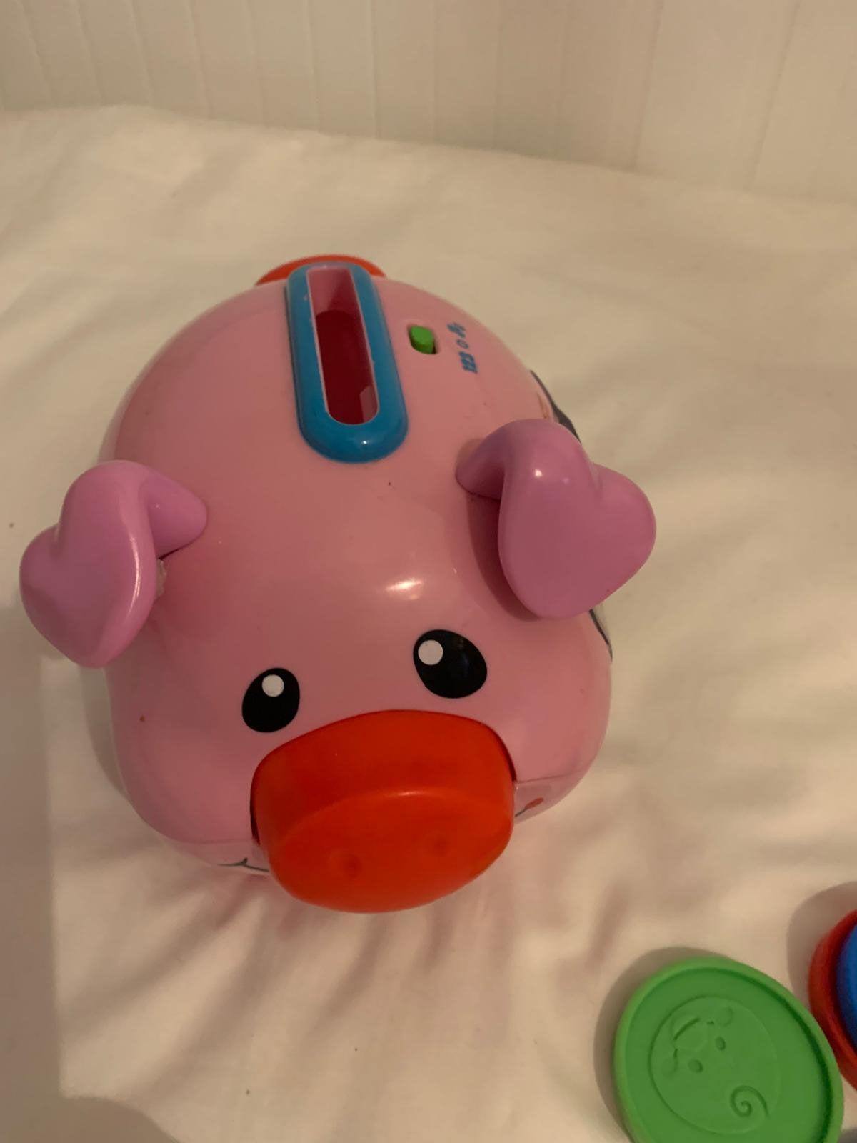 Pratende spaarpot Fisher-Price, Ophalen of Verzenden, Zo goed als nieuw, Speelset