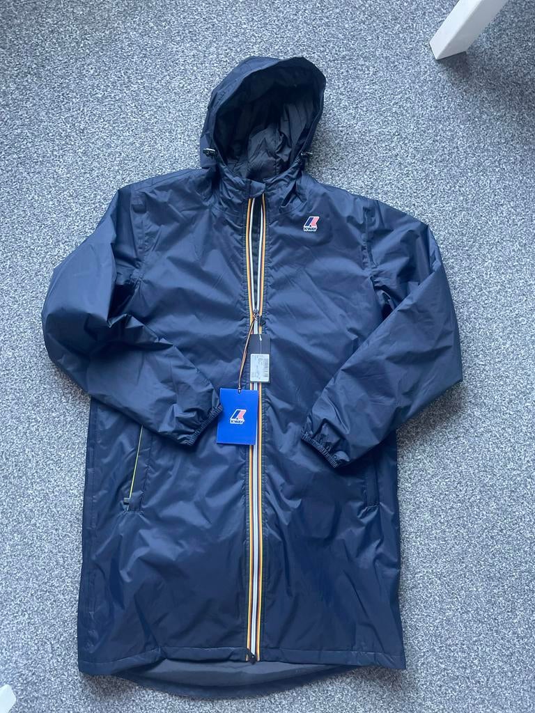 Nieuwe K-way jas, donkerblauw, maat M, gevoerd, Ophalen of Verzenden, Nieuw, Blauw