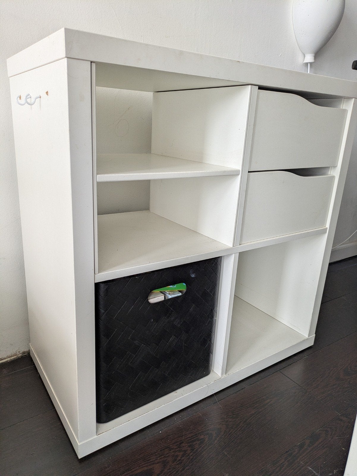Witte ikea kast met lades en vakken, in zeer goede staat, Ophalen, Zo goed als nieuw
