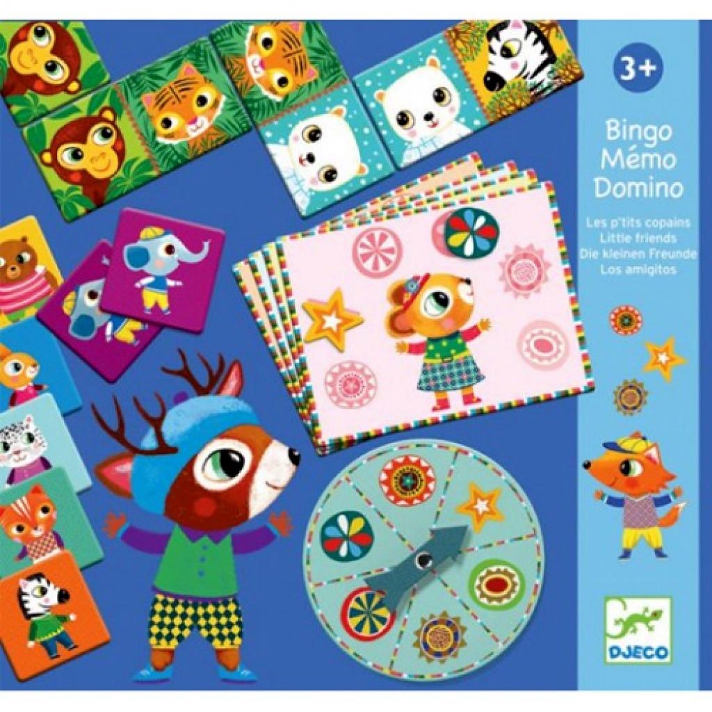 Djeco bingo memo & domino (kinderspel 3+), Ophalen, Zo goed als nieuw, Jongen of Meisje