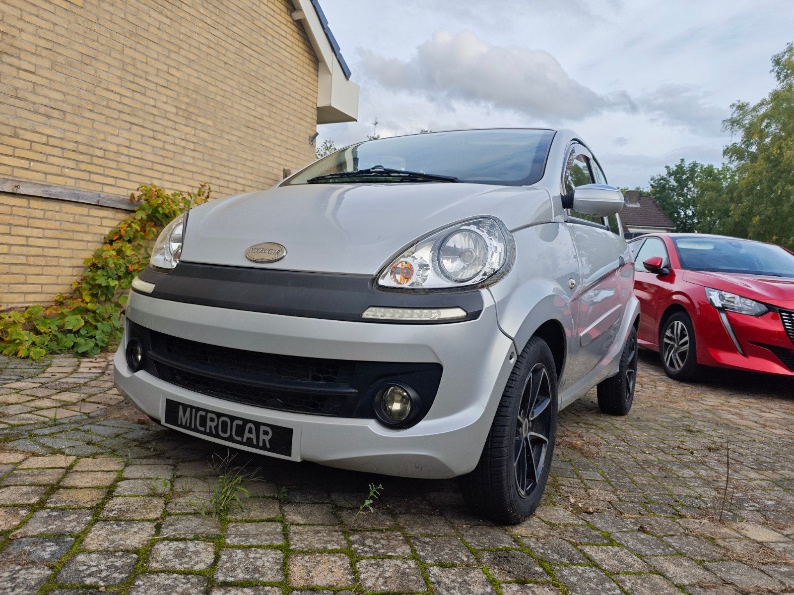 Microcar M.Go 2014  | Automaat | Diesel | Zeer ruim | 45 km, Diesel, Particulier, Zilver of Grijs, Te koop