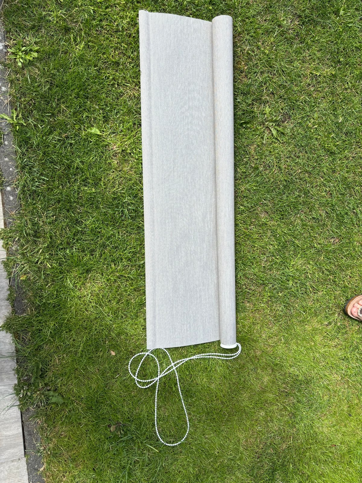Rolgordijn 1.05m breed x 1.20m hoog met wandsteunen, Ophalen, 100 tot 150 cm, 100 tot 150 cm, Nieuw