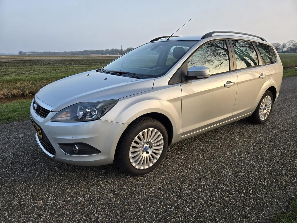 Ford Focus 1.8 92KW Wagon 2008 Grijs apk tot 10-12-2026, Auto's, Zwart, 4 cilinders, Parkeersensor, 14 km/l