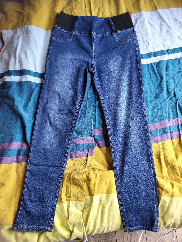 Denim legging Ze•Ze Nordic maat L, Blauw, Overige jeansmaten, Ophalen of Verzenden, Zo goed als nieuw