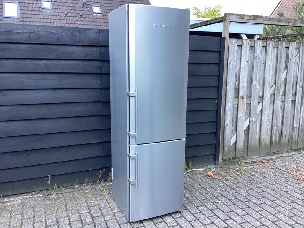 Liebherr CPesf3813 Vrijstaande Koelvriescombinatie RVS A+++, 200 liter of meer, Ophalen of Verzenden, Met aparte vriezer, 160 cm of meer