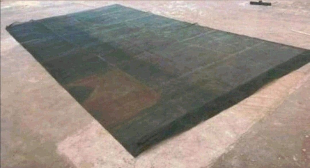 grote groene netten 6x3 meter afscherming bedekking, Huis en Inrichting, Ophalen, Gebruikt, 10 tot 25 m², Groen