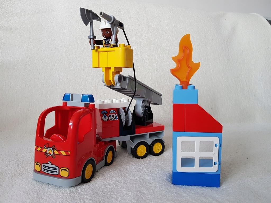 Duplo 10592 - Brandweerwagen, Gebruikt, Ophalen of Verzenden, Compleet, Duplo