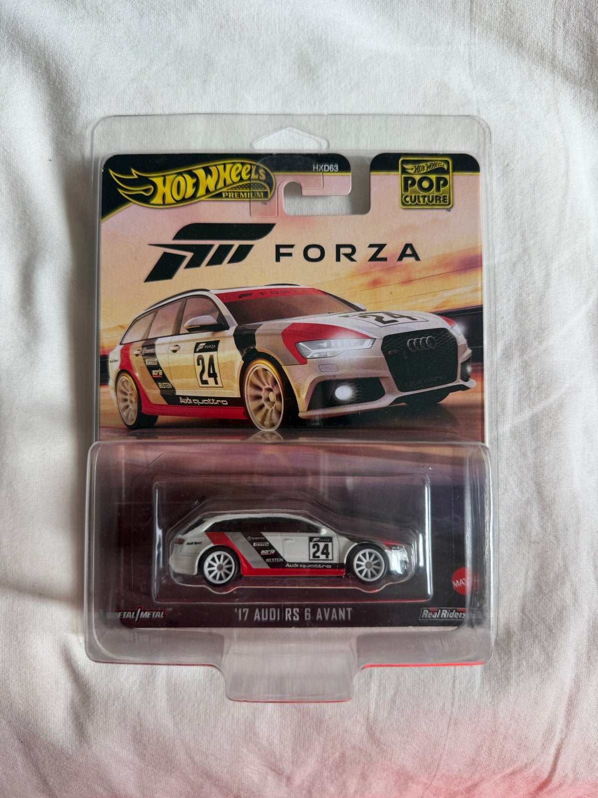 Hot Wheels Premium '17 Audi RS 6 Avant Forza Pop Culture, Ophalen of Verzenden, Nieuw, Auto, Overige merken
