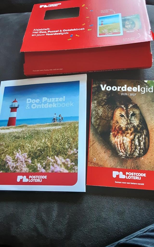 Postcode  voordeel gids 2026 / 2027  Doe Puzzel& Ontdekboek, Ophalen of Verzenden, Zo goed als nieuw