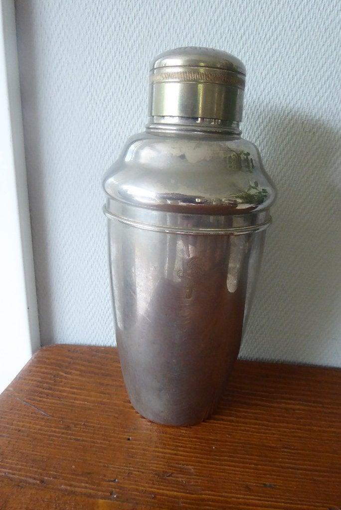 vintage cocktail shaker DAN'S COCKTAIL ARE JUST RIGHT, Verzamelen, Ophalen of Verzenden, Zo goed als nieuw, Gebruiksvoorwerp