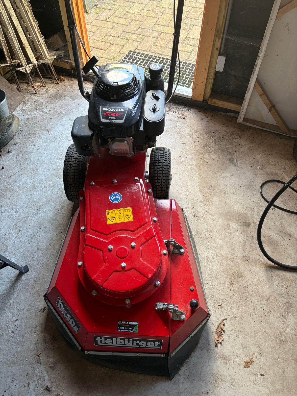 Tielbürger TW50S Onkruidborstelmachine met Honda motor, Ophalen, Zo goed als nieuw