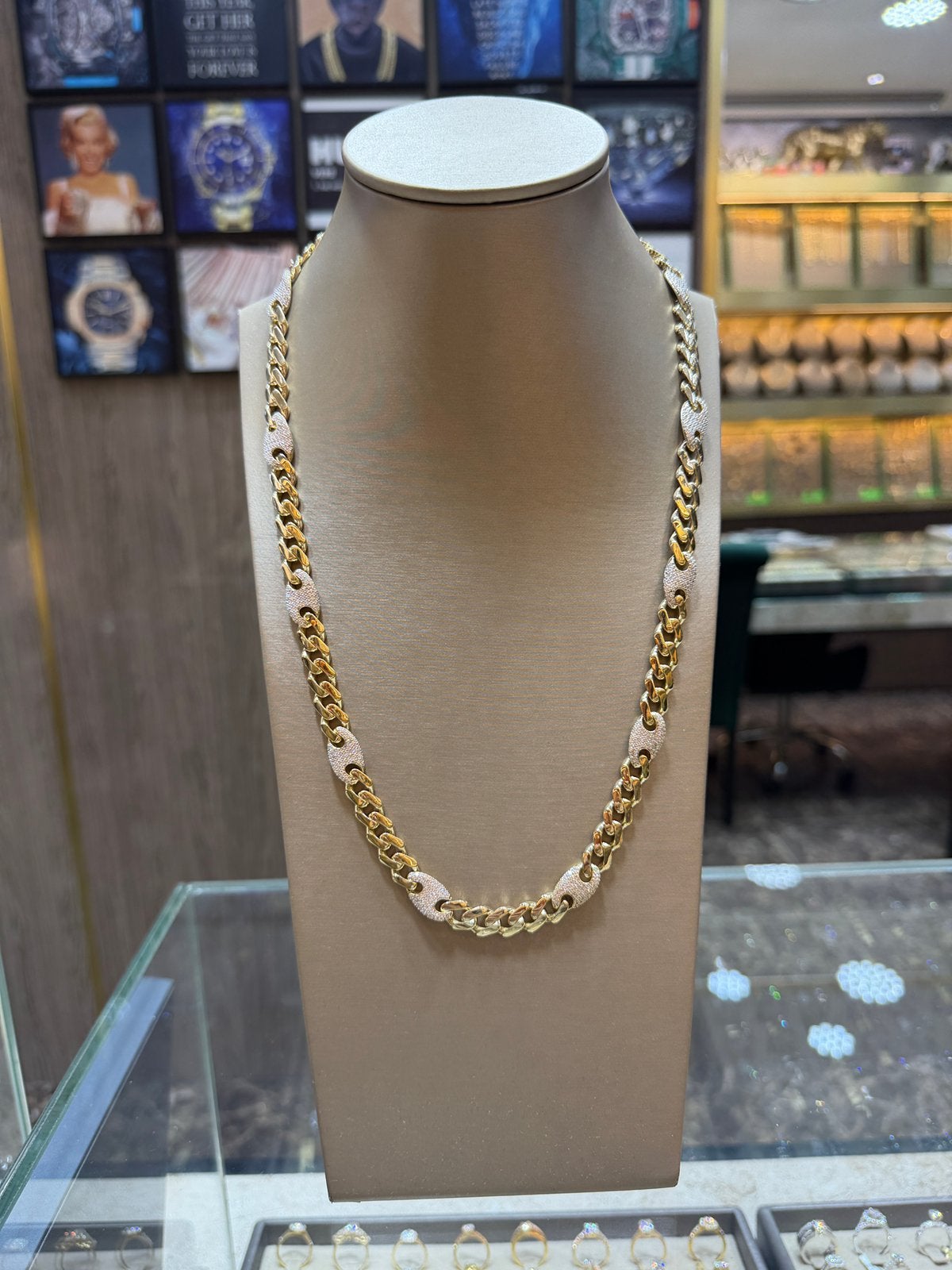 10KT Goud - 36 Gr - Ketting - CUBAN