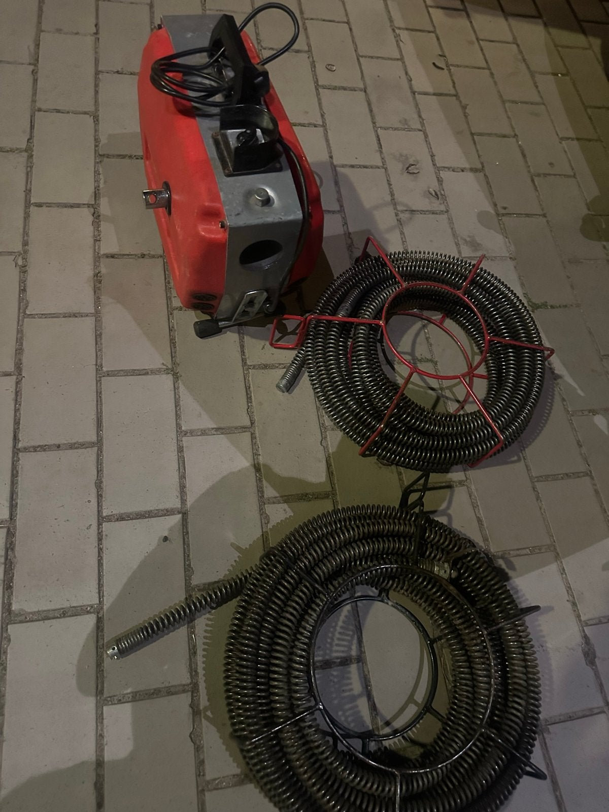 Rioolreinigingsmachine met twee spiralen, Doe-het-zelf en Verbouw, Ophalen, Gebruikt, Overige typen, Overige merken