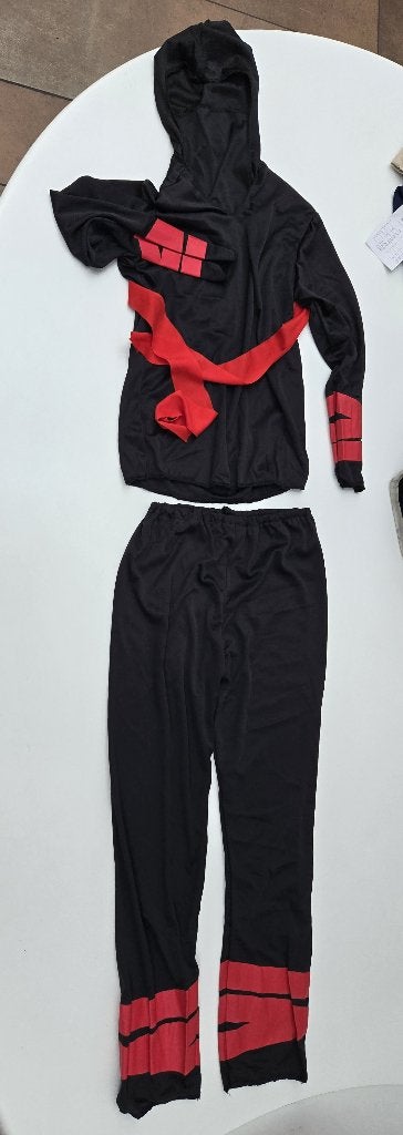 Nieuw Ninja outfit mt 116 / 122, Ophalen of Verzenden, Nieuw, 122 t/m 128, Jongen