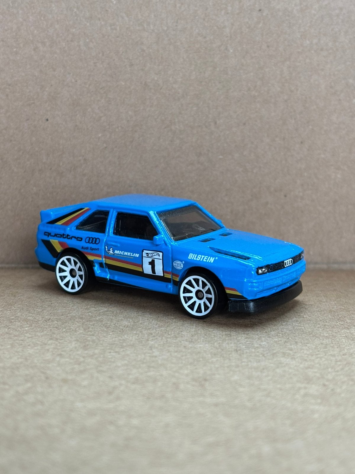 Hot Wheels ‘84 Audi Sport Quattro, Ophalen of Verzenden, Zo goed als nieuw, Auto
