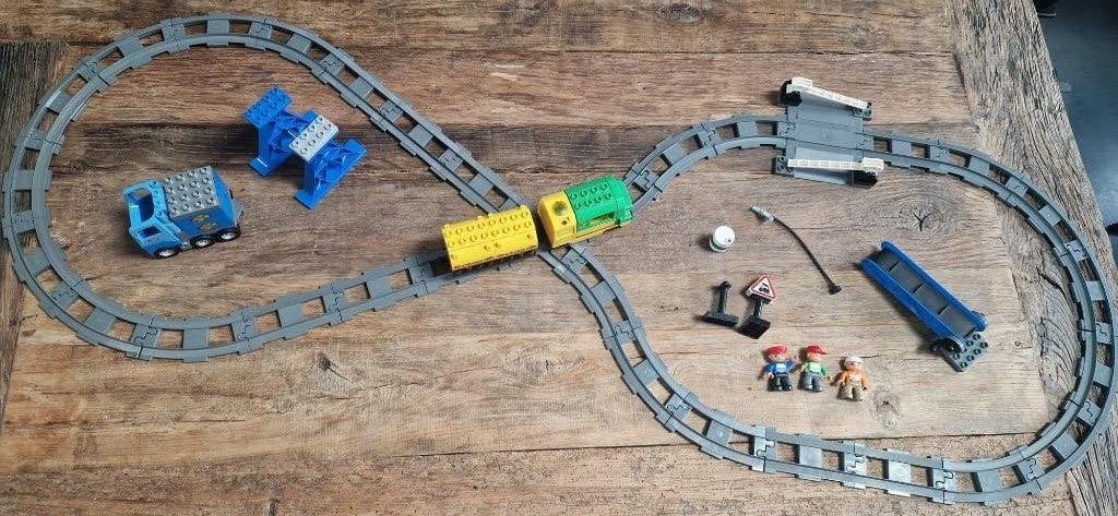 Partij LEGO DUPLO treinsets 5609, 3774, 3775 en 10882, Kinderen en Baby's, Speelgoed | Duplo en Lego, Gebruikt, Ophalen of Verzenden