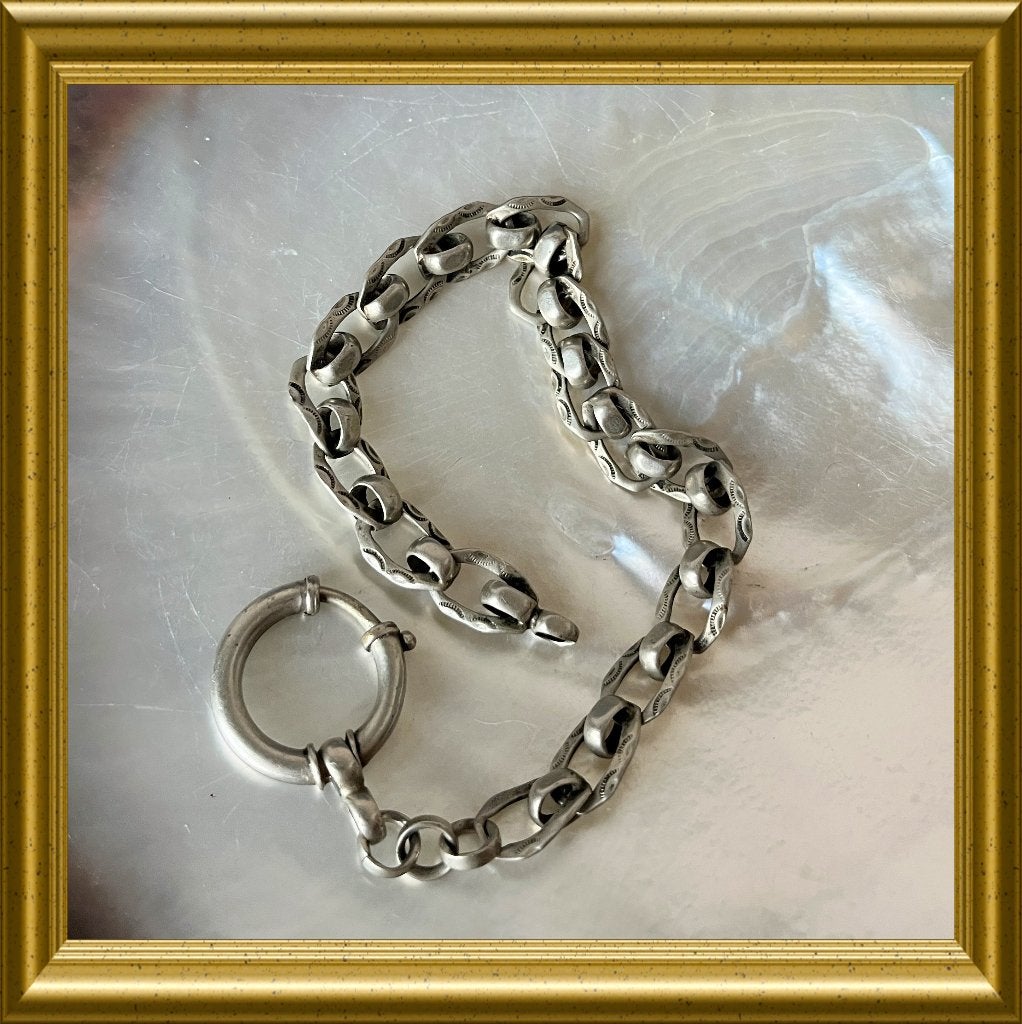 Oude horlogeketting, Ophalen of Verzenden, Overige materialen, Overige typen
